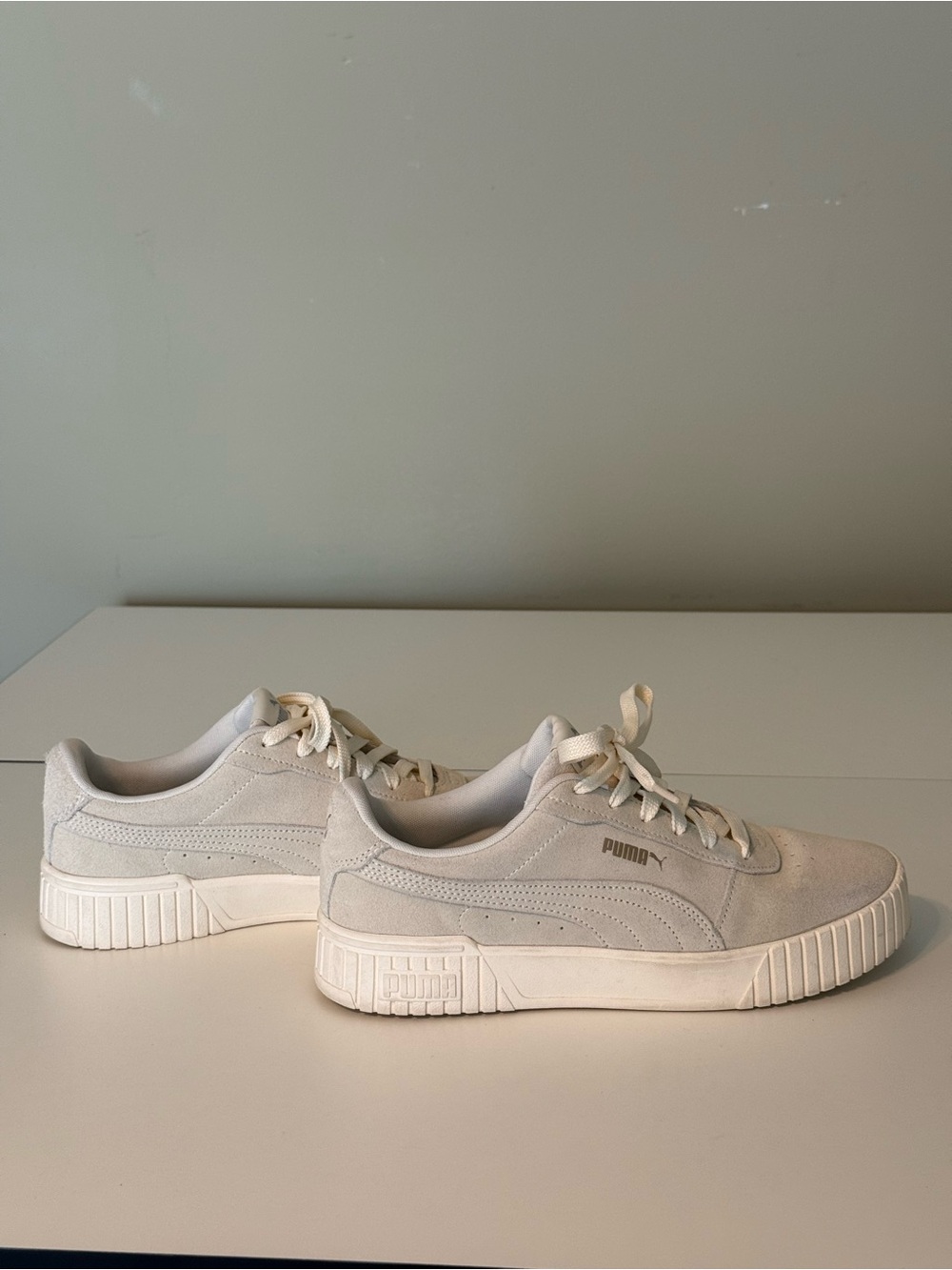 Puma Cream Suede Sneakers